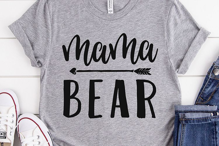 Download Mama Bear svg - mama bear shirt design mom life sayings svg