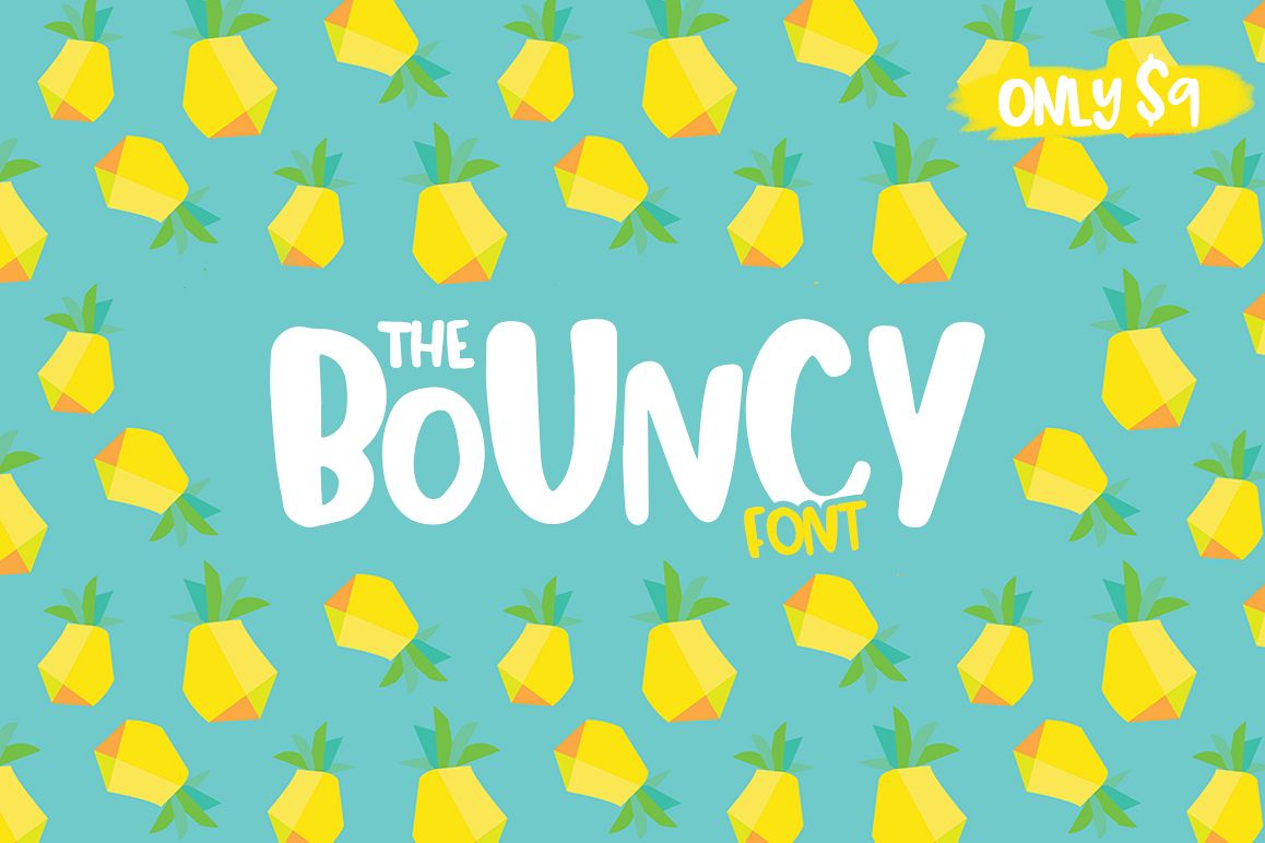 The Bouncy Font example image 1