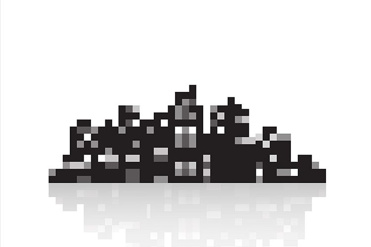Silhouette of a modern city example image 1