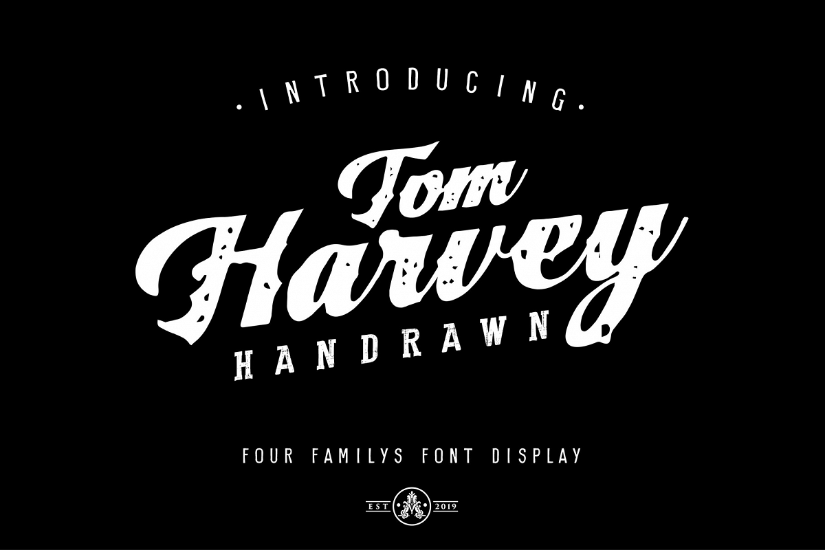 Tom Harvey Quartet Display Font example image 1