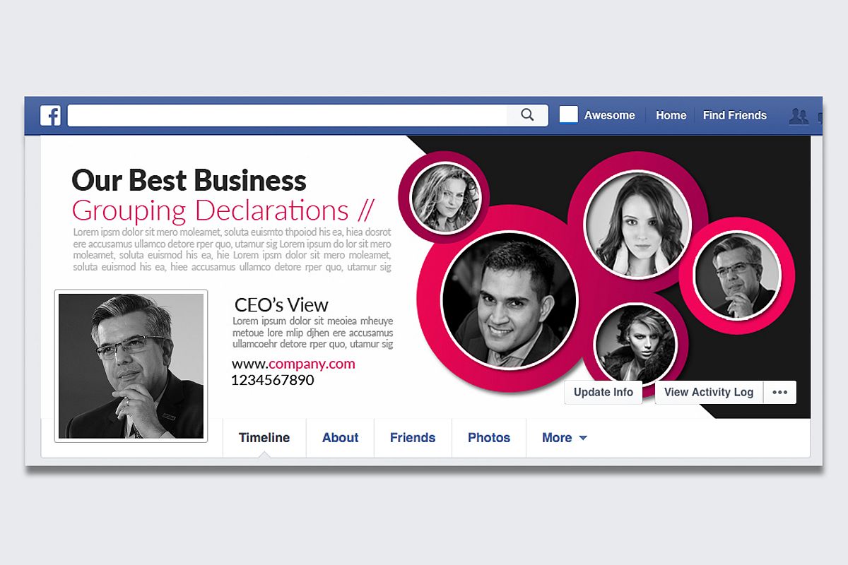 Business Facebook Timelines 09 example image 1