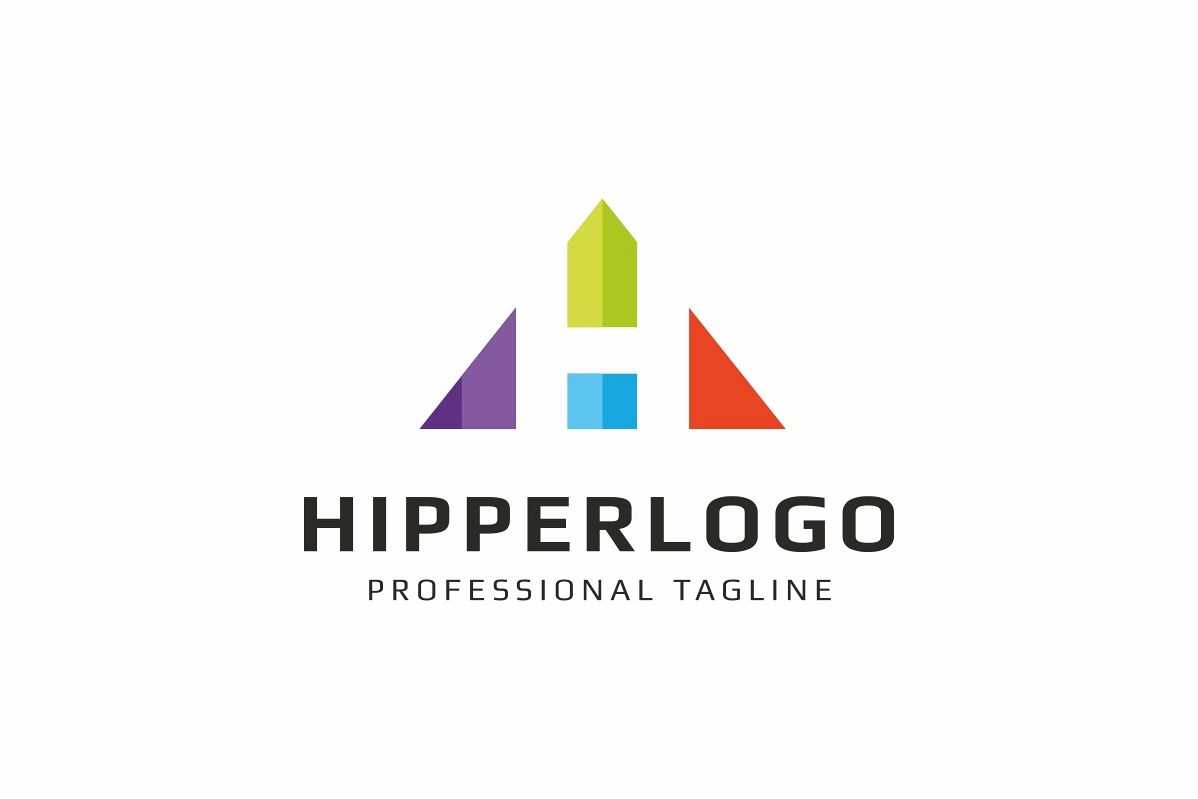 Hipper H Letter Logo example image 1