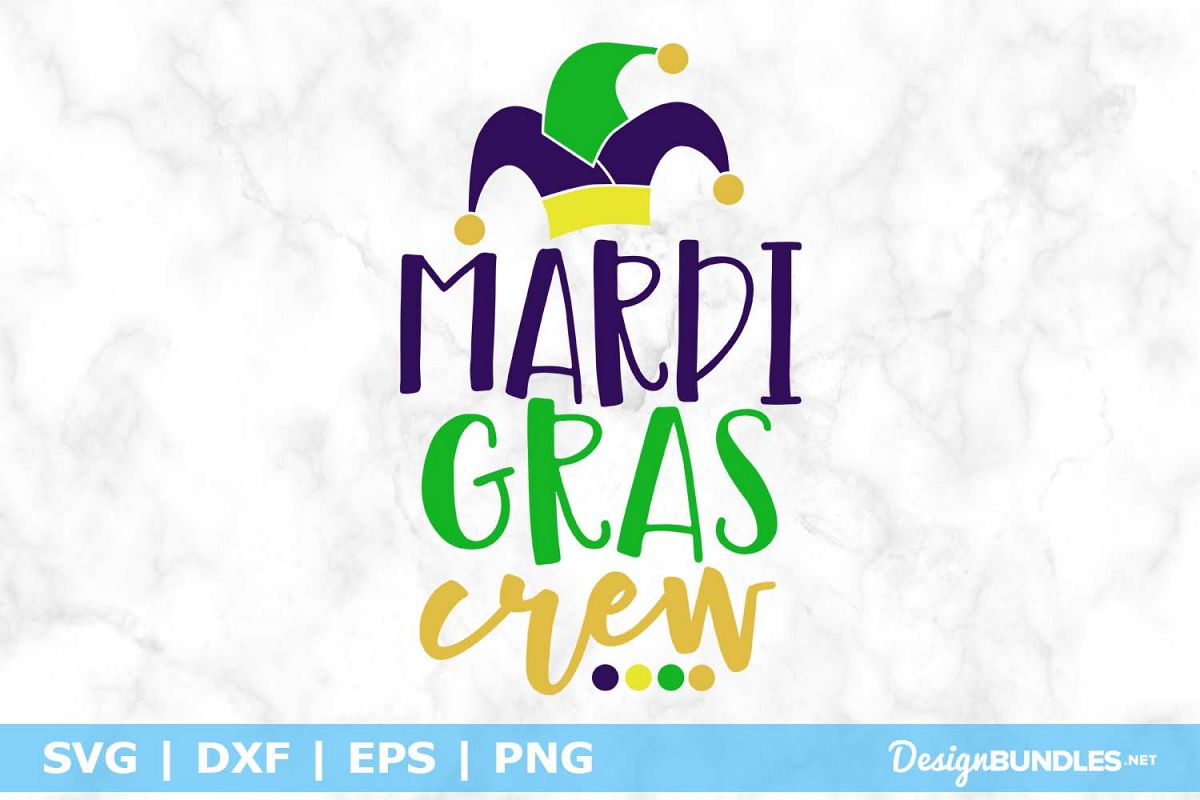 Mardi Gras Crew SVG File example image 1