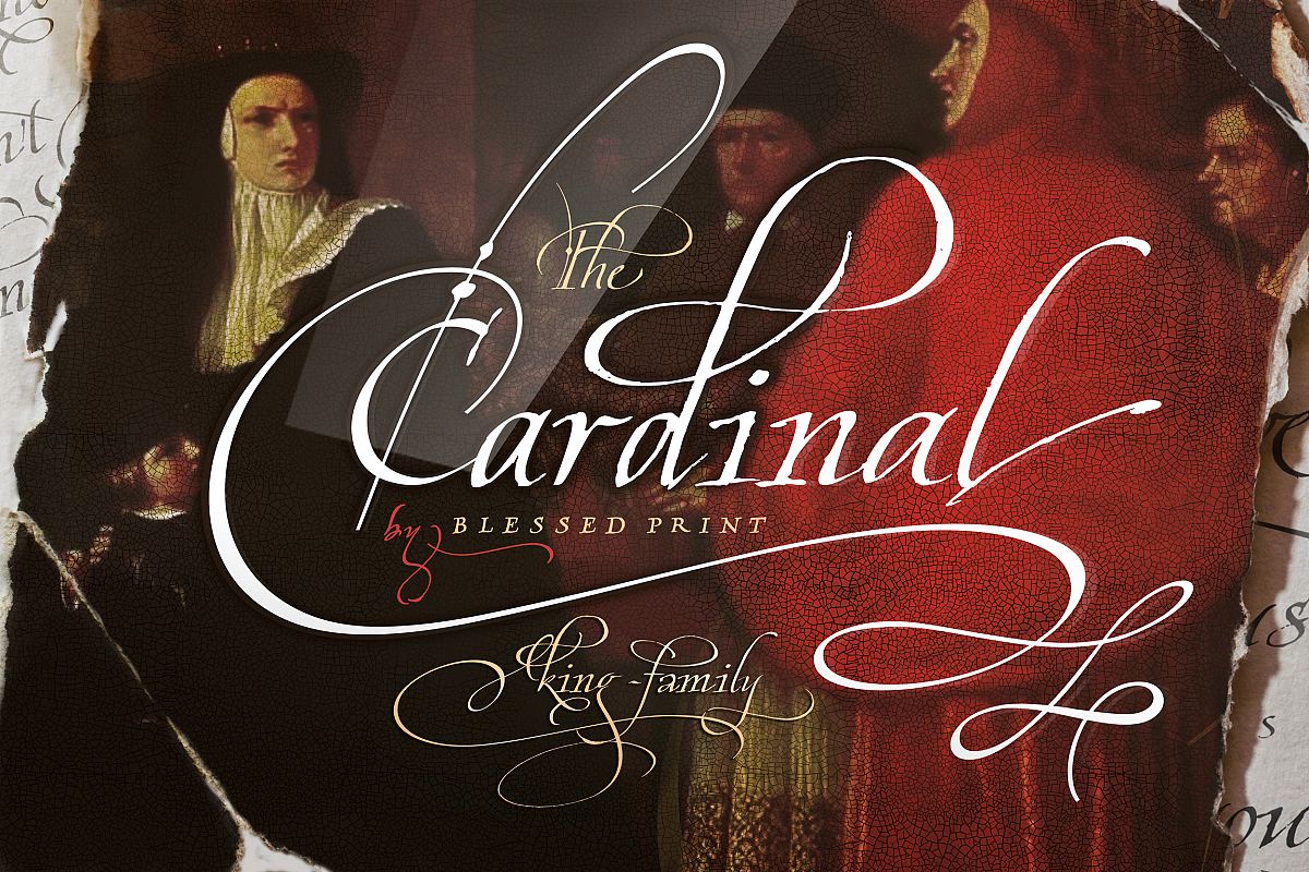 Cardinal - Italic script trio example image 1