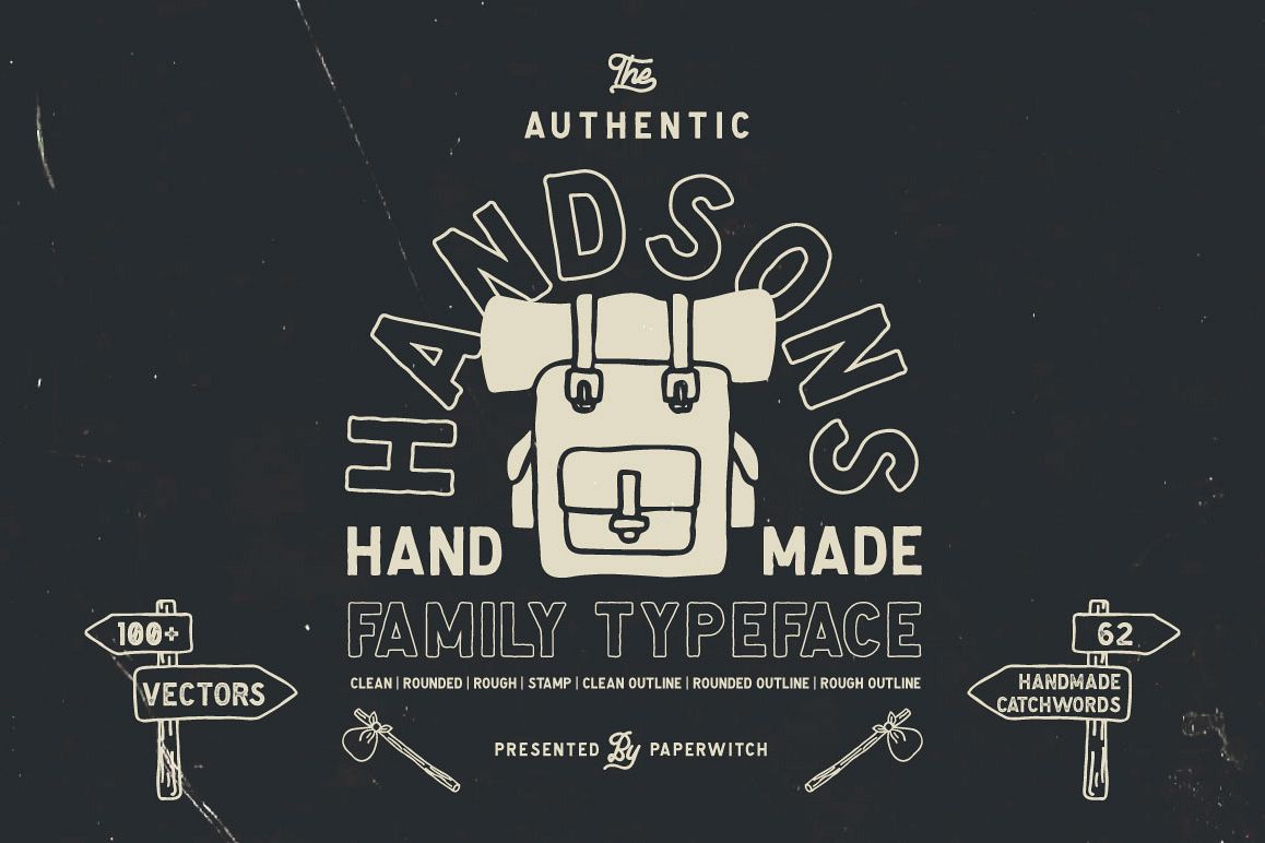 Handsons Typeface example image 1