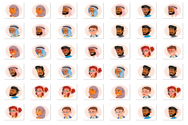 Character avatar round example image 1
