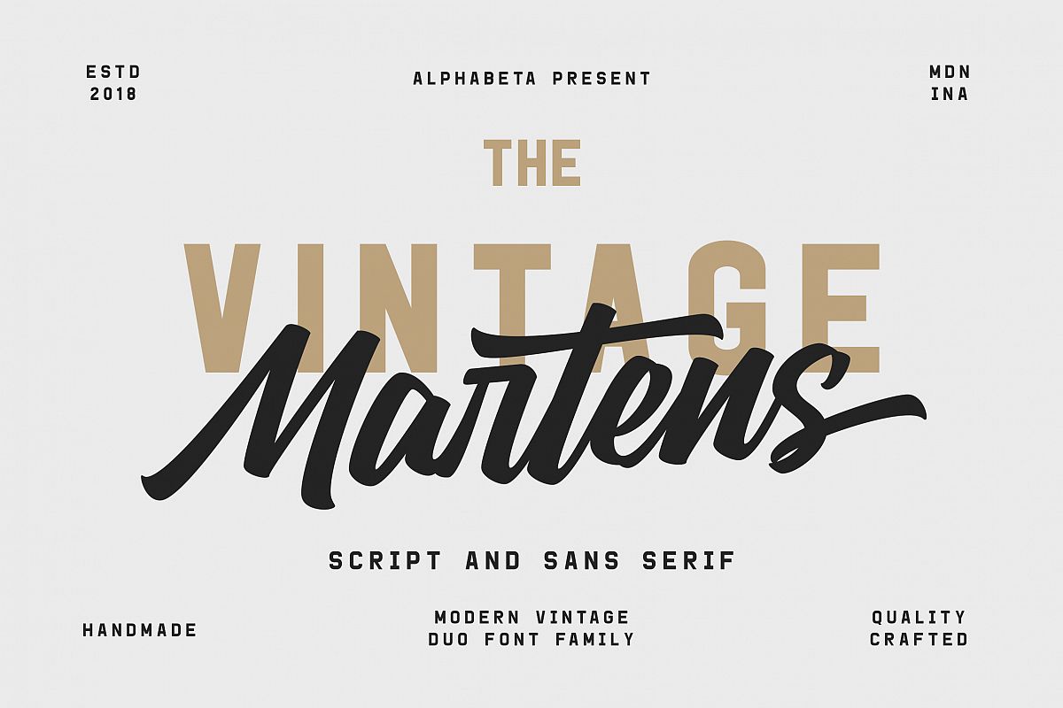 Martens Script | Duo Font example image 1