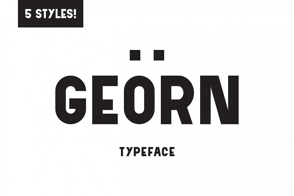 Georn Typeface example image 1