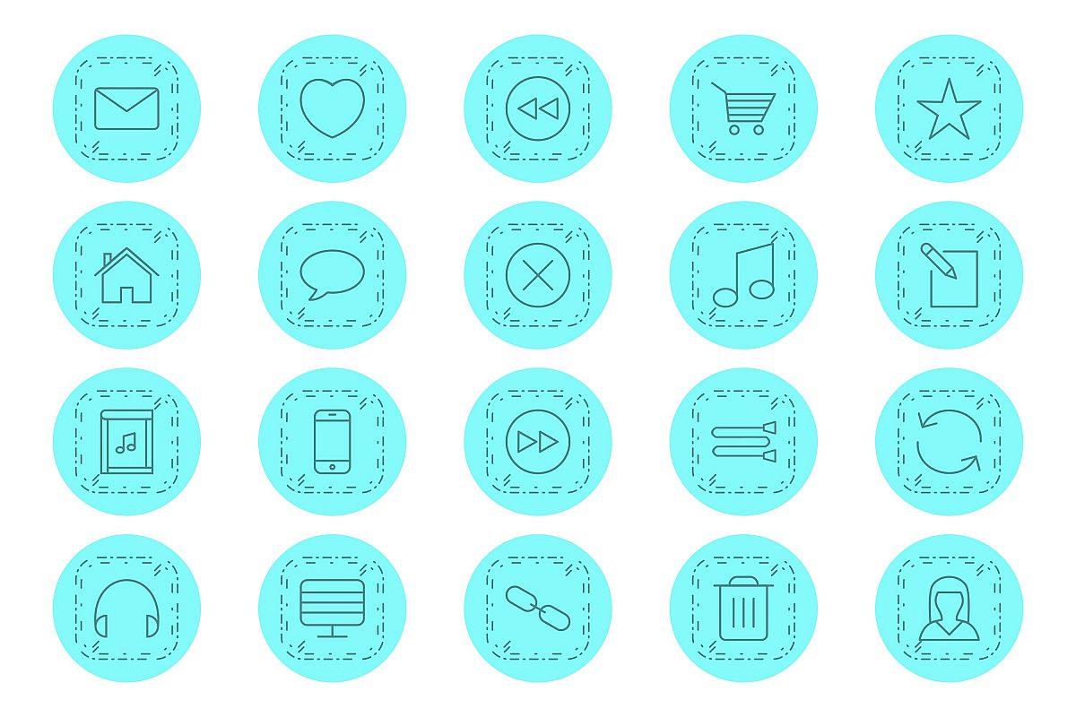 Set Of Multimedia Icons example image 1