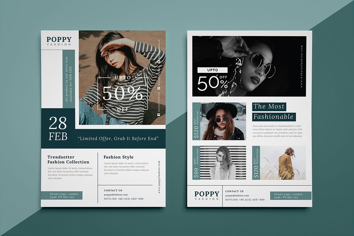 Poppy - Fashion flyer example image 1