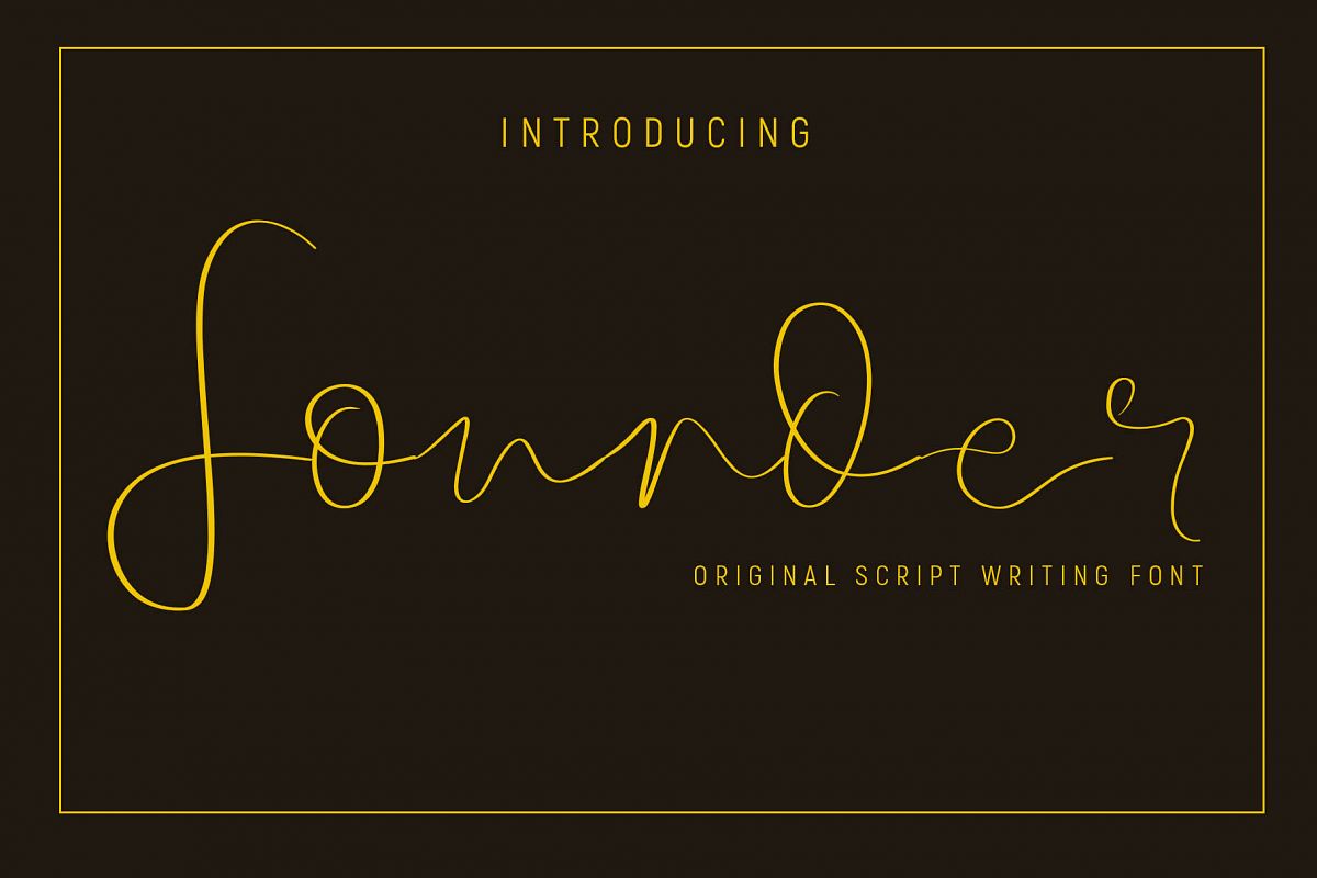 Founder Font example image 1