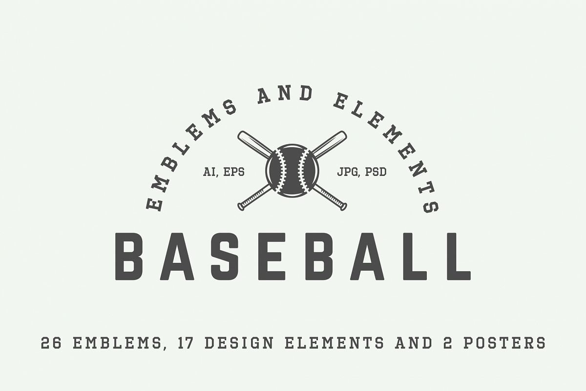 Vintage Baseball Emblems example image 1