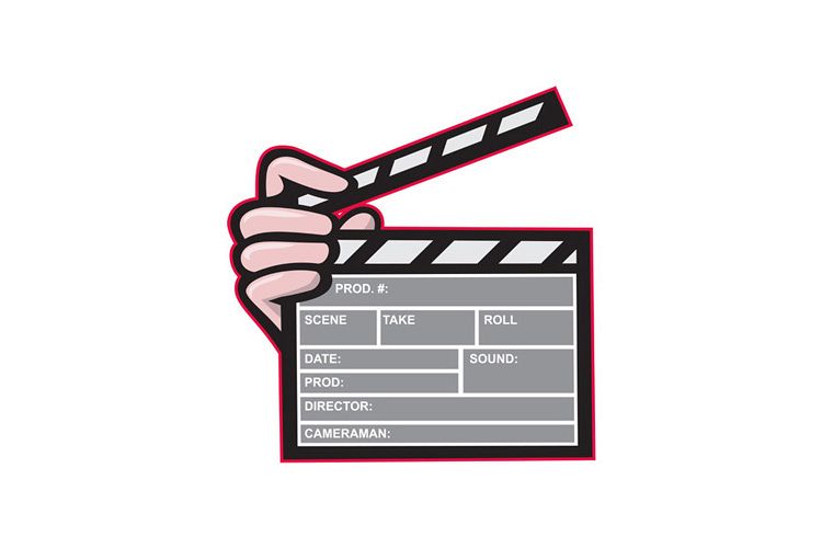 Clapboard Clapperboard Clapper Front example image 1
