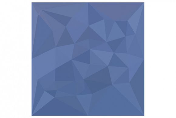 Cornflower Blue Abstract Low Polygon Background example image 1