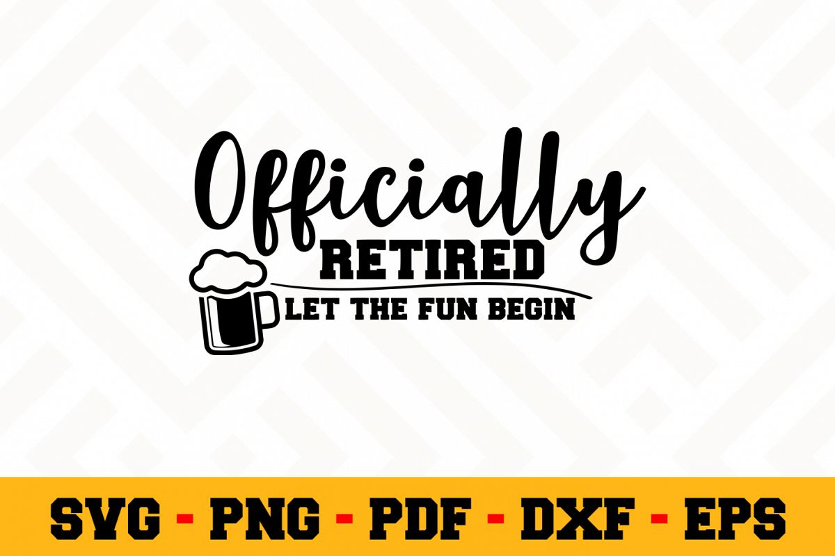 Retirement SVG Design n456 | Retired SVG Retirement Cut File example image 1