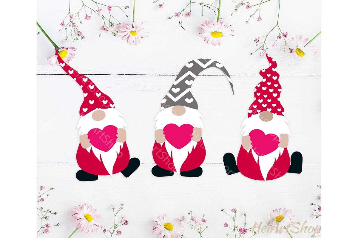 Download Gnome Valentine Svg Valentines Day Svg Gnomes Svg