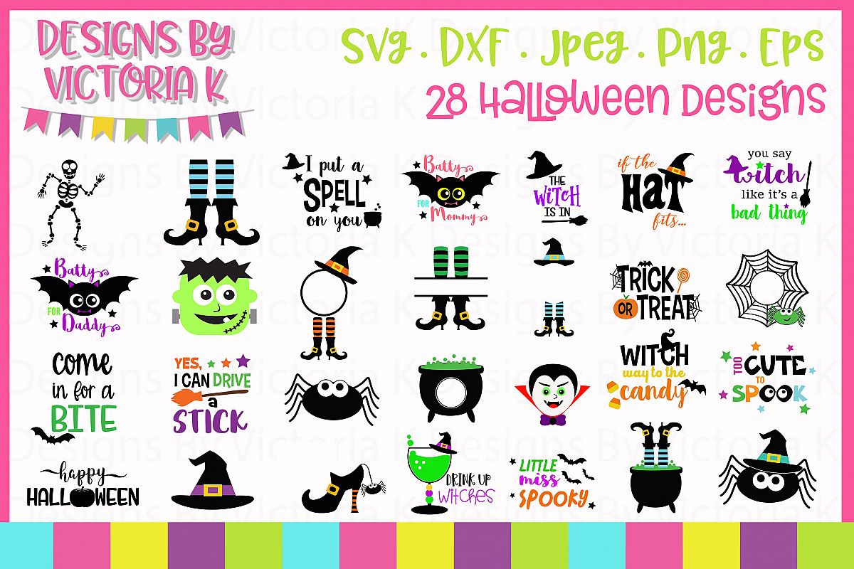 Spooky Halloween Bundle SVG Cut Files example image 1