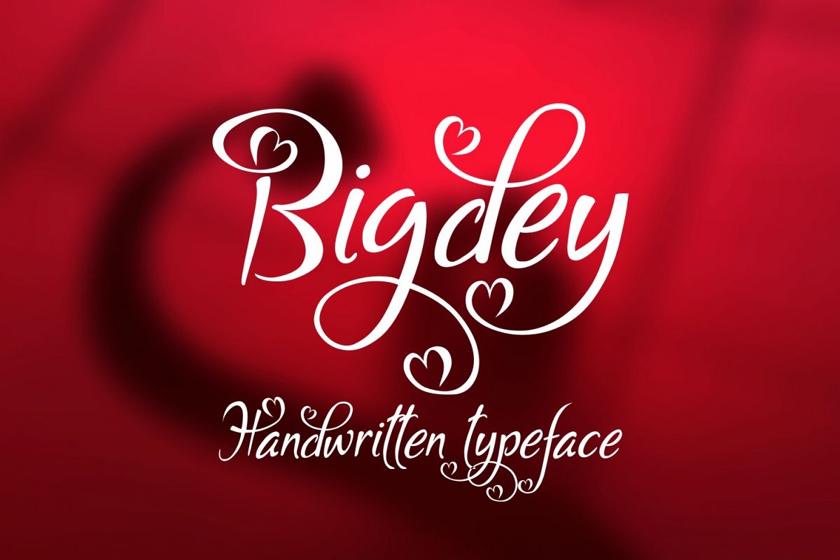 Bigdey Font example image 1