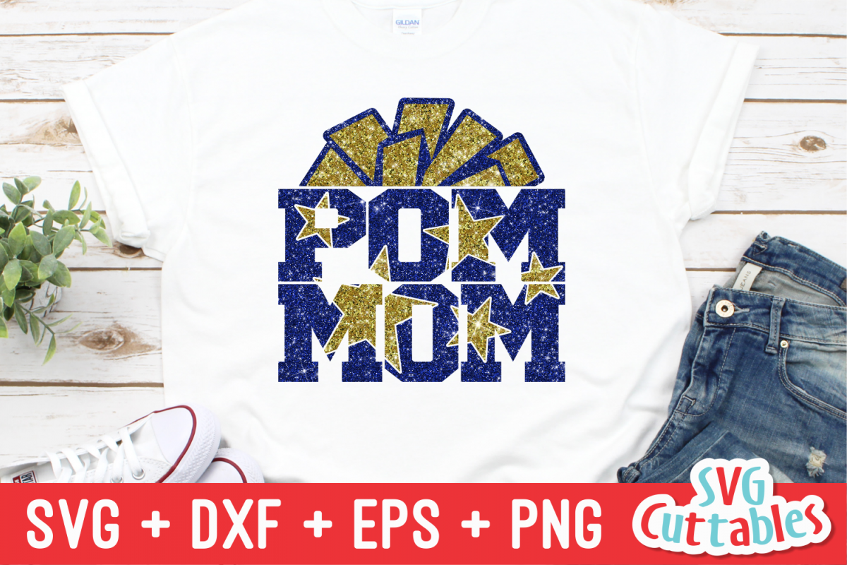 Pom Mom, SVG Cut File example image 1