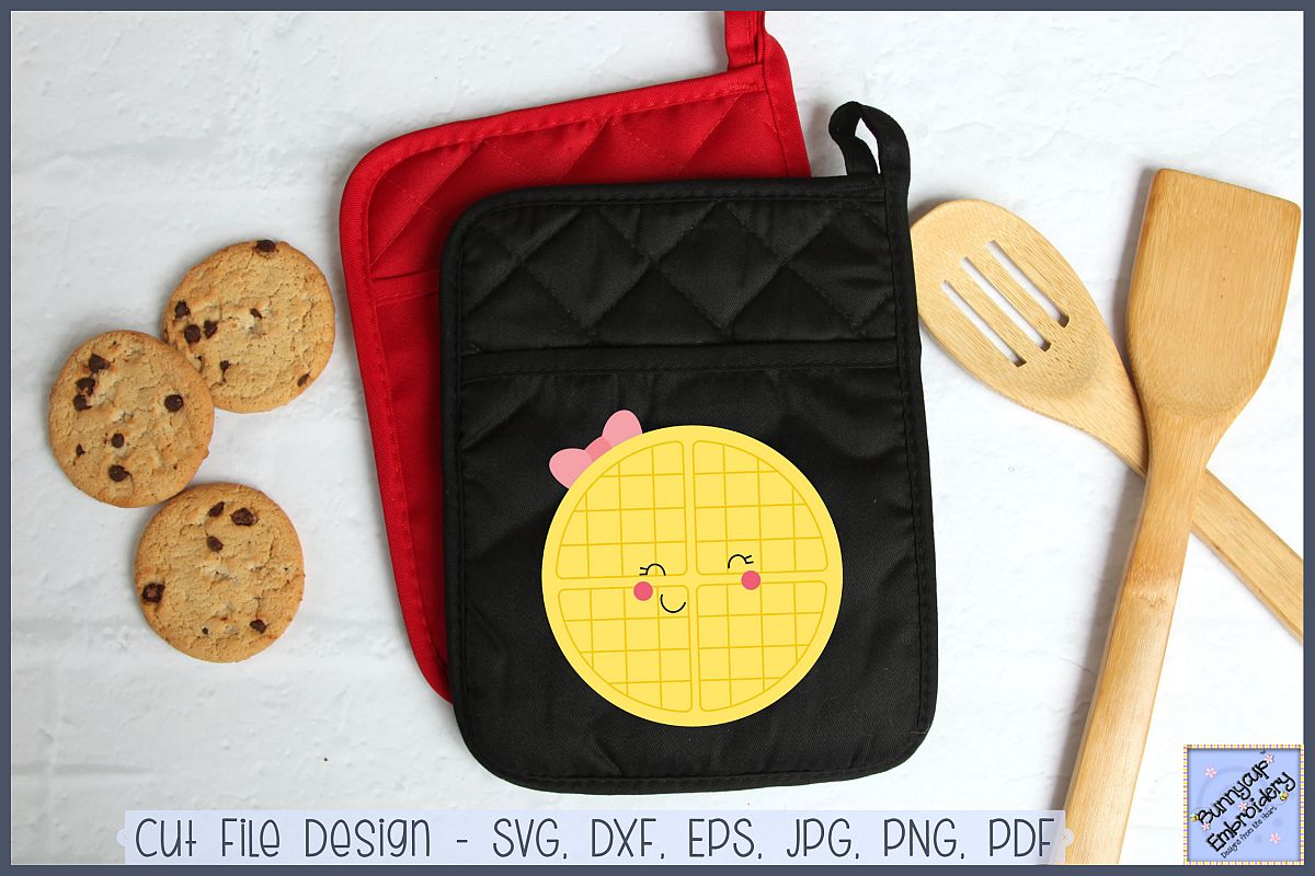 Food Duo - Waffle - SVG, Clipart, Printable example image 1