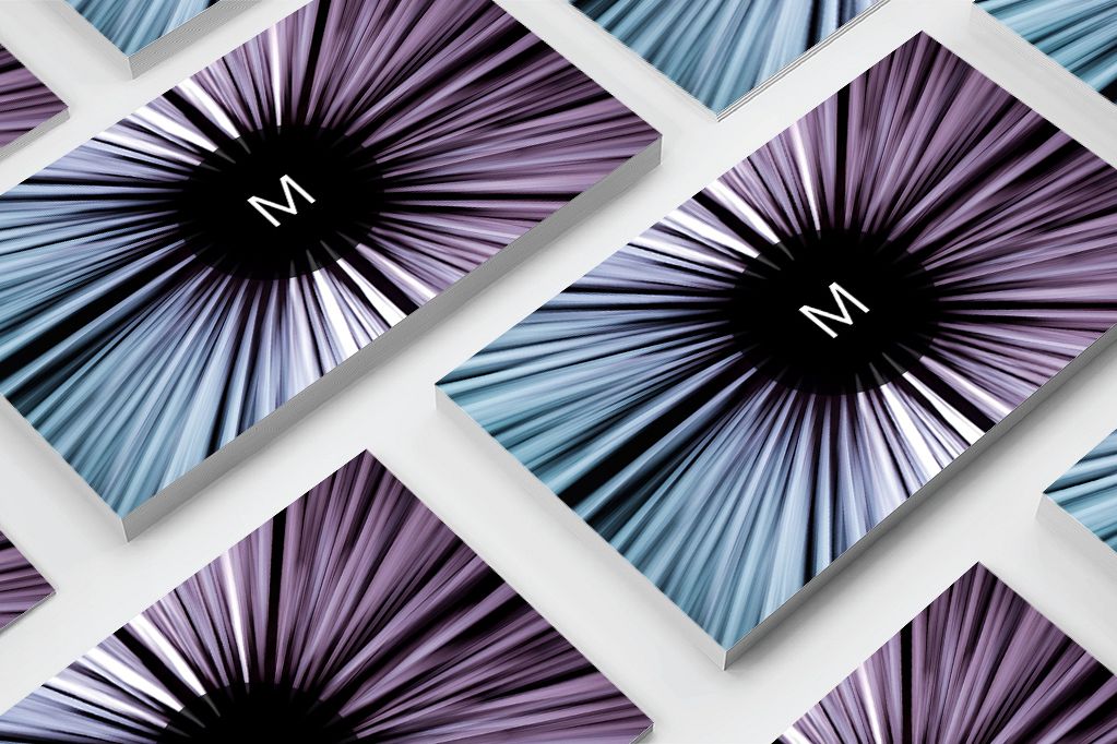 Modern Pattern Texture Beautiful Professional Art Business Card example image 1