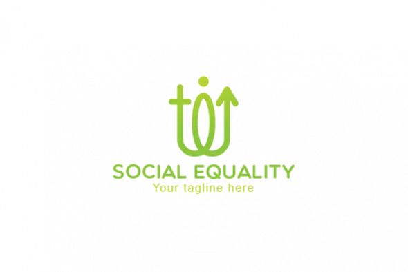 Social Equality - Male & Female Gender Iconic Abstract Stock example image 1