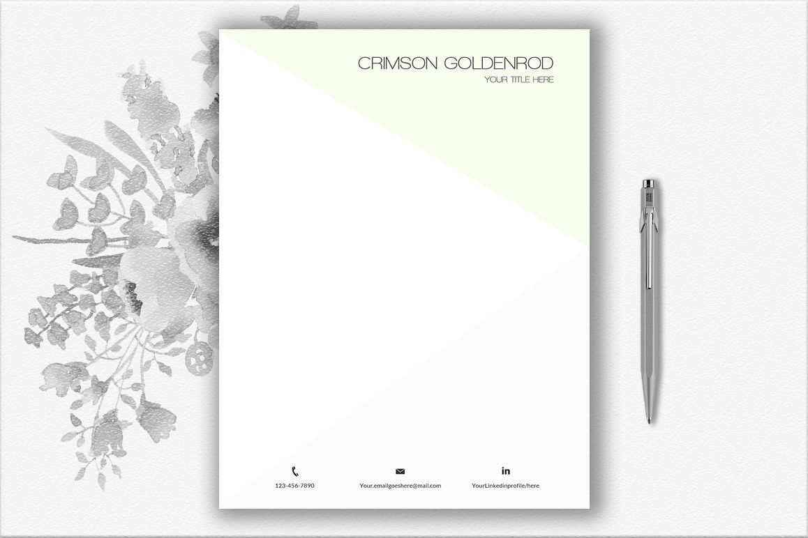 Letterhead Design Template example image 1