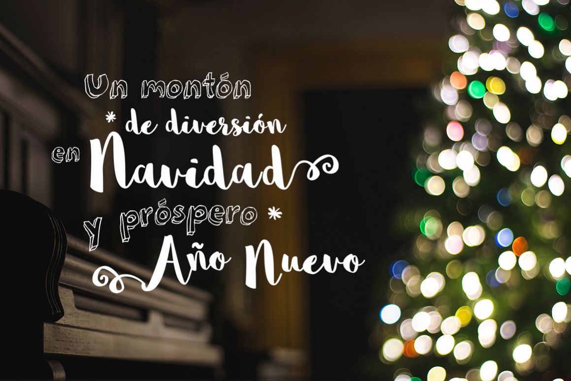 Spanish Christmas Photo Overlays example image 1