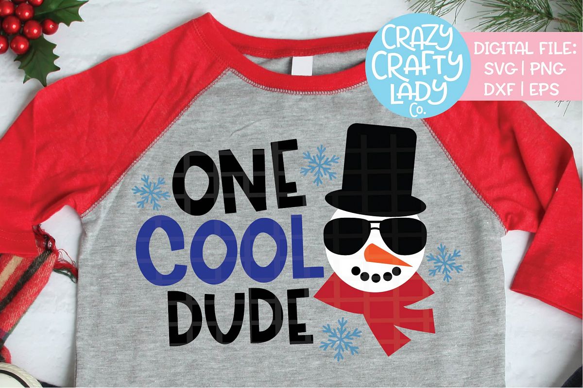 One Cool Dude SVG DXF EPS PNG Cut File example image 1