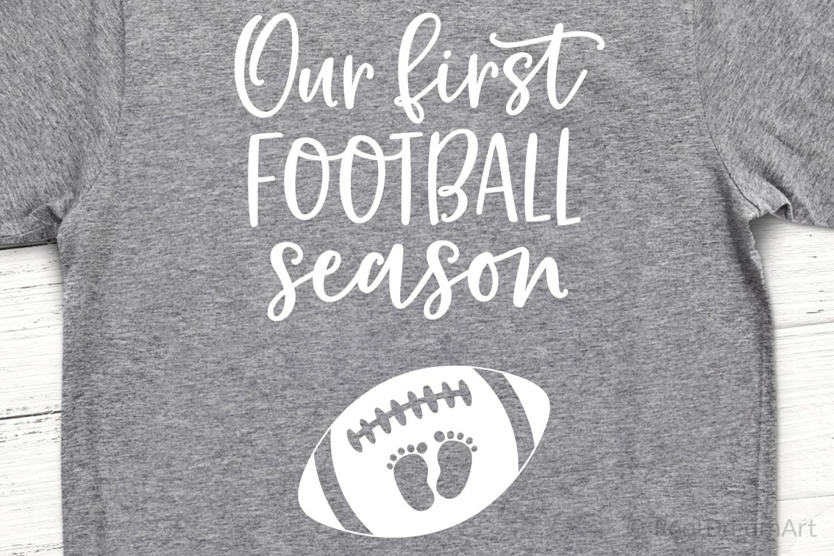 Our First Football Season SVG, DXF, PNG, EPS example image 1
