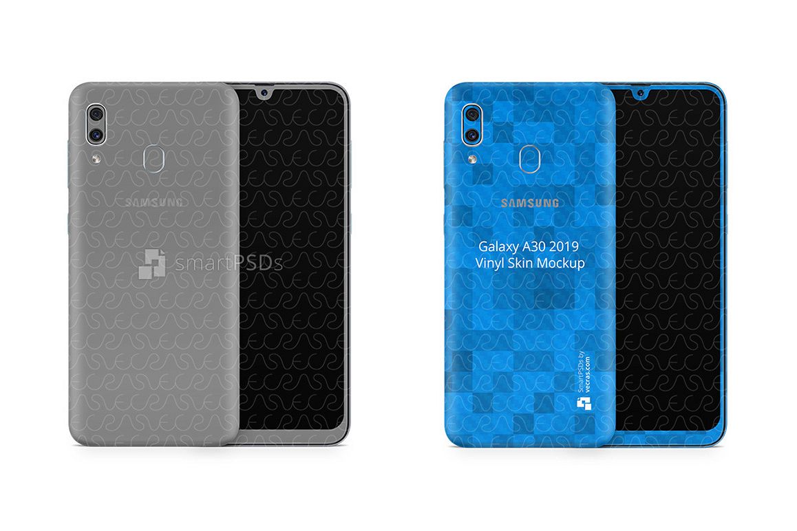 Samsung Galaxy A30 Vinyl Skin Design Mockup 2019 example image 1