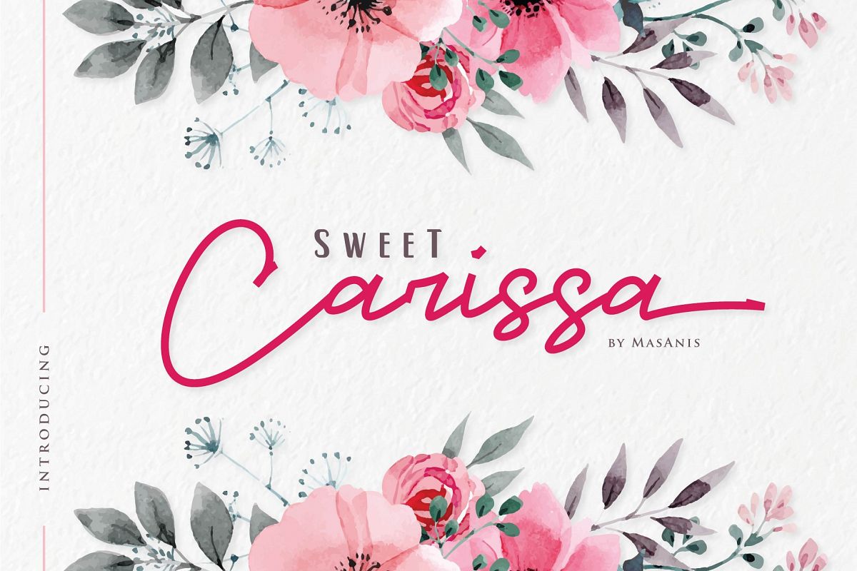 Sweet Carissa - Font Duo example image 1