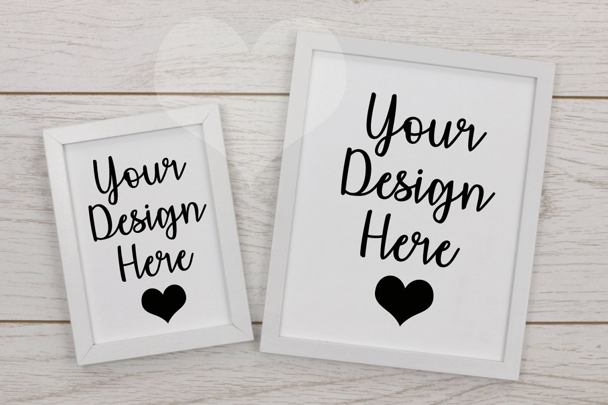 Styled Frame Mockup, White Frame Mockup, Styled Stock Photo example image 1