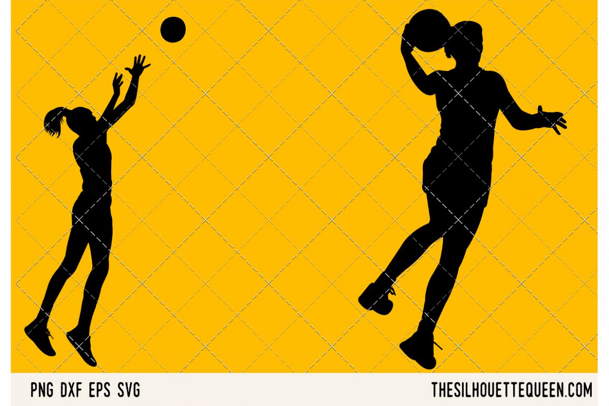 Netball Women SVG example image 1