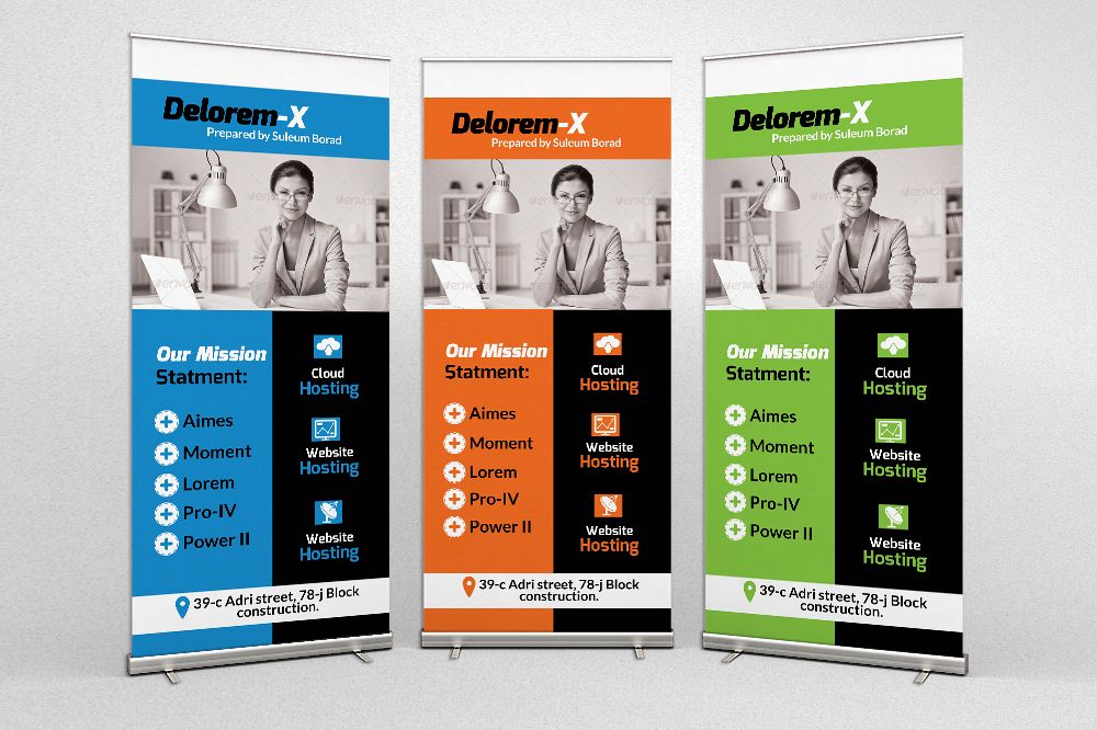 Business Finance Provider Firm Roll Up Banners example image 1
