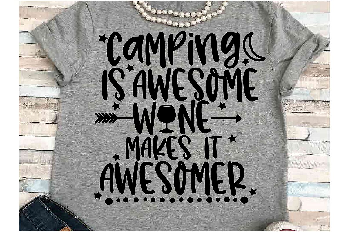 Free Free 140 Camping Wine Svg SVG PNG EPS DXF File