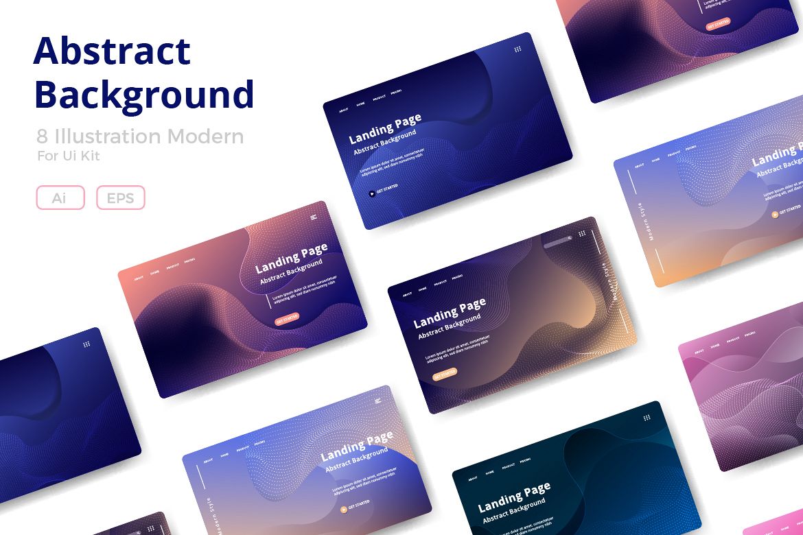 8 Abstract background design example image 1