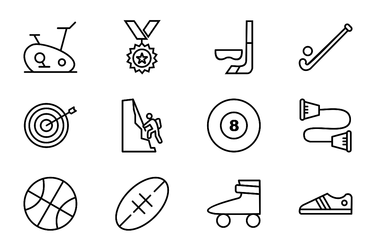 Set Of Sports And Game Icons example image 1