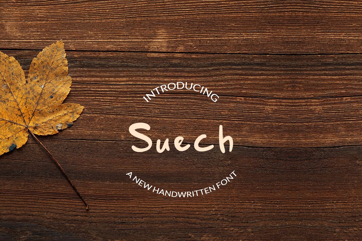 Suech - Handwritten Font example image 1