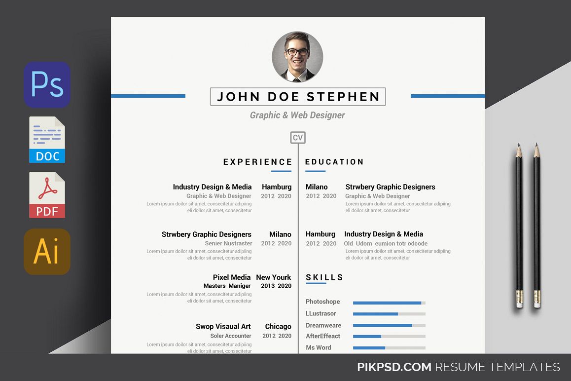 Simple Resume/CV example image 1