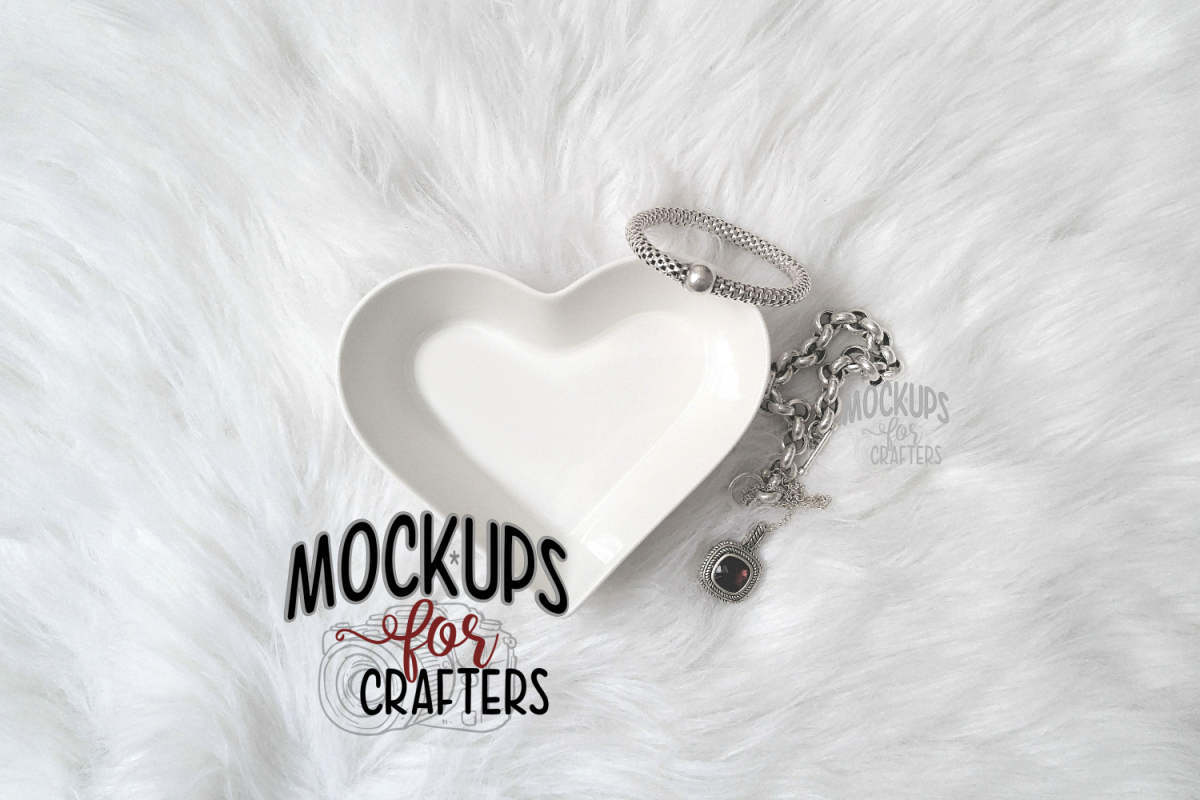 MOCK-UP Ring/Jewelry Dish - Heart Shaped - Dollarama example image 1