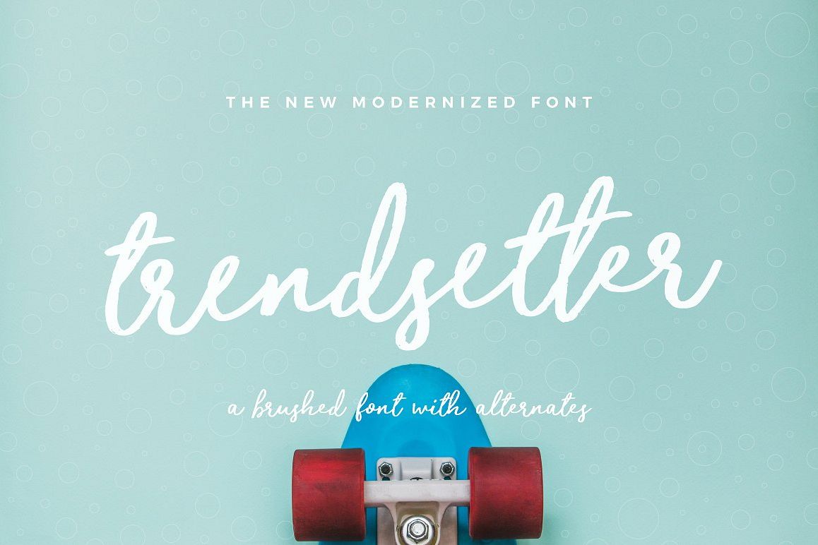 Trendsetter Font example image 1