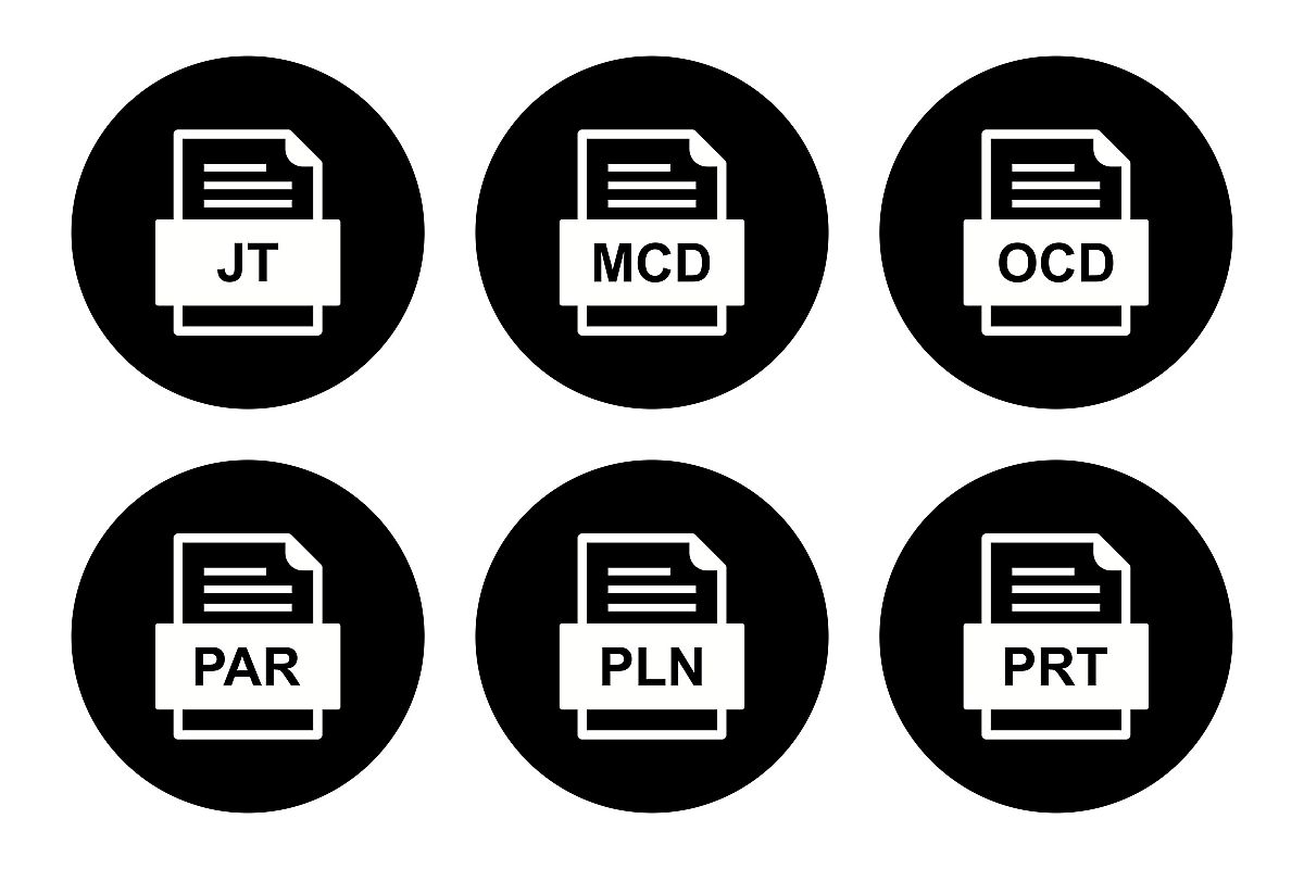 Set Of File Formats Icons example image 1
