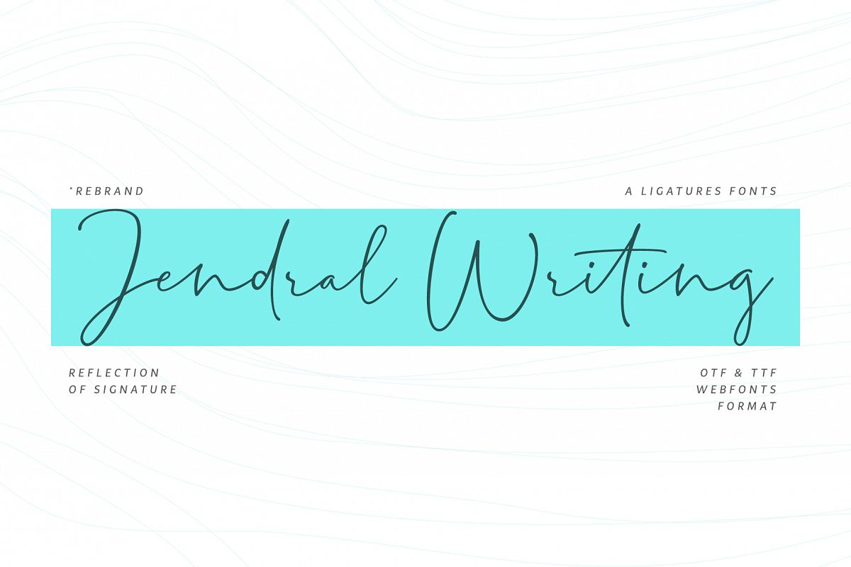 Jendral Writing Latin Pro example image 1