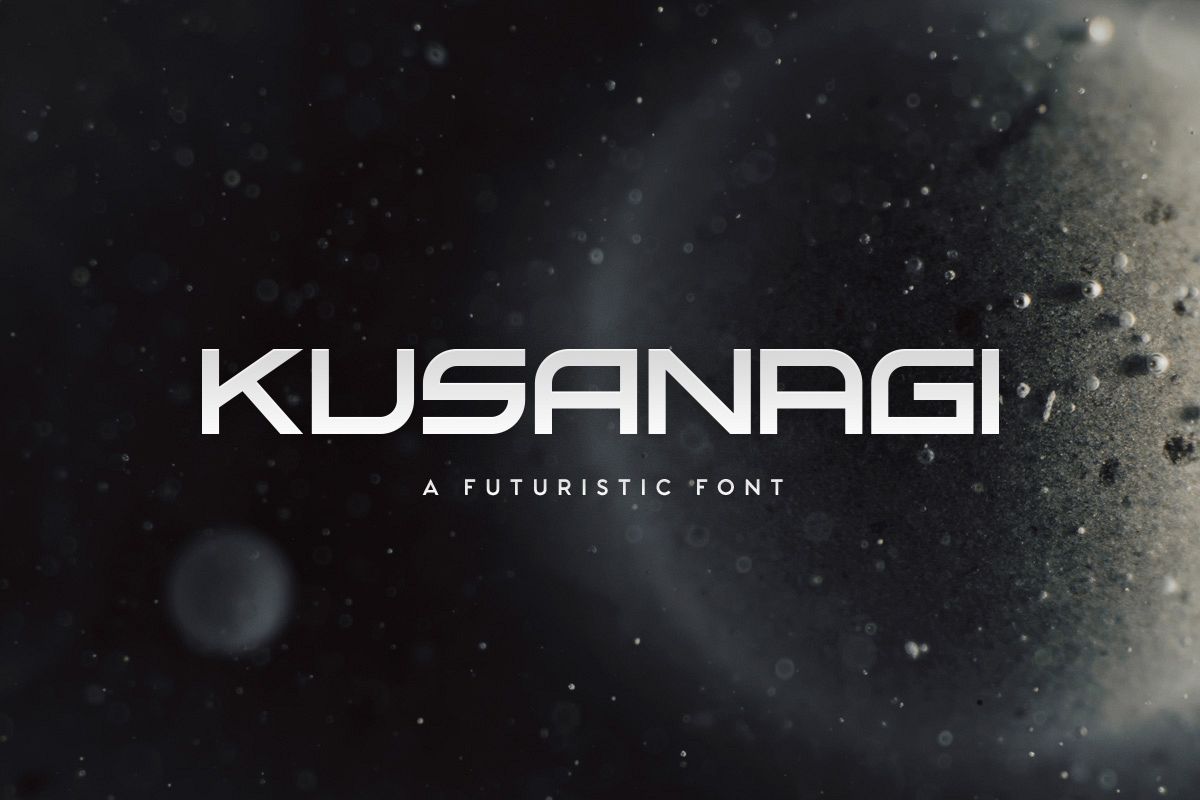 Kusanagi Futuristic  Font  96476 Regular Font  Bundles