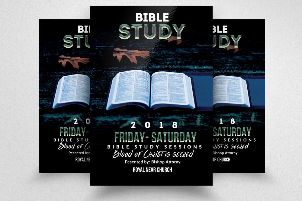bible study church flyer bible study poster