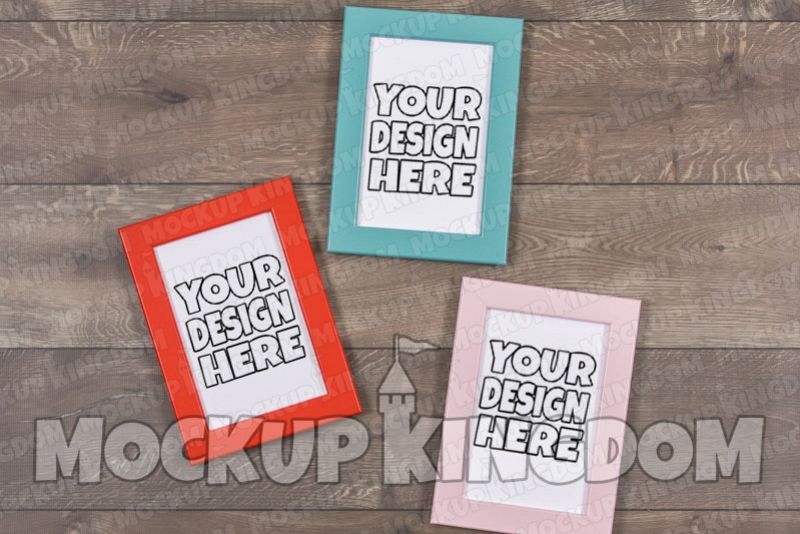 Picture Frame Mockup, Blank Frame Artwork, Canvas Mockup example image 1