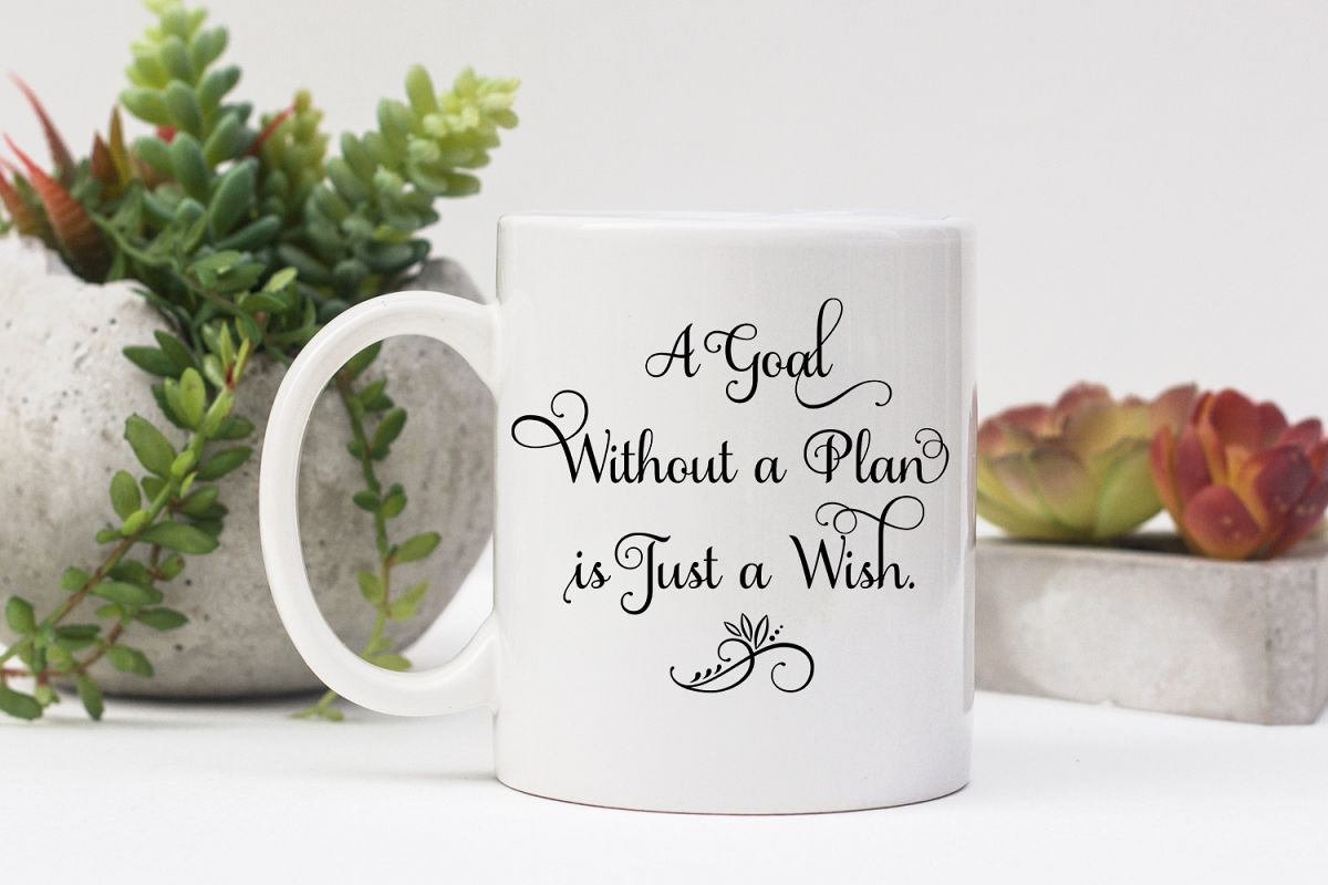 Inspirational Quote - A Goal Without a Plan is Just a Wish example image 1