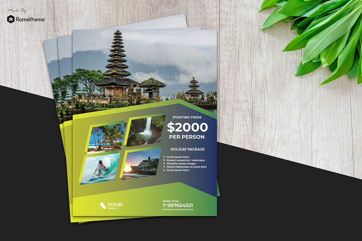 Holiday Travel Flyer vol. 05 example image 1