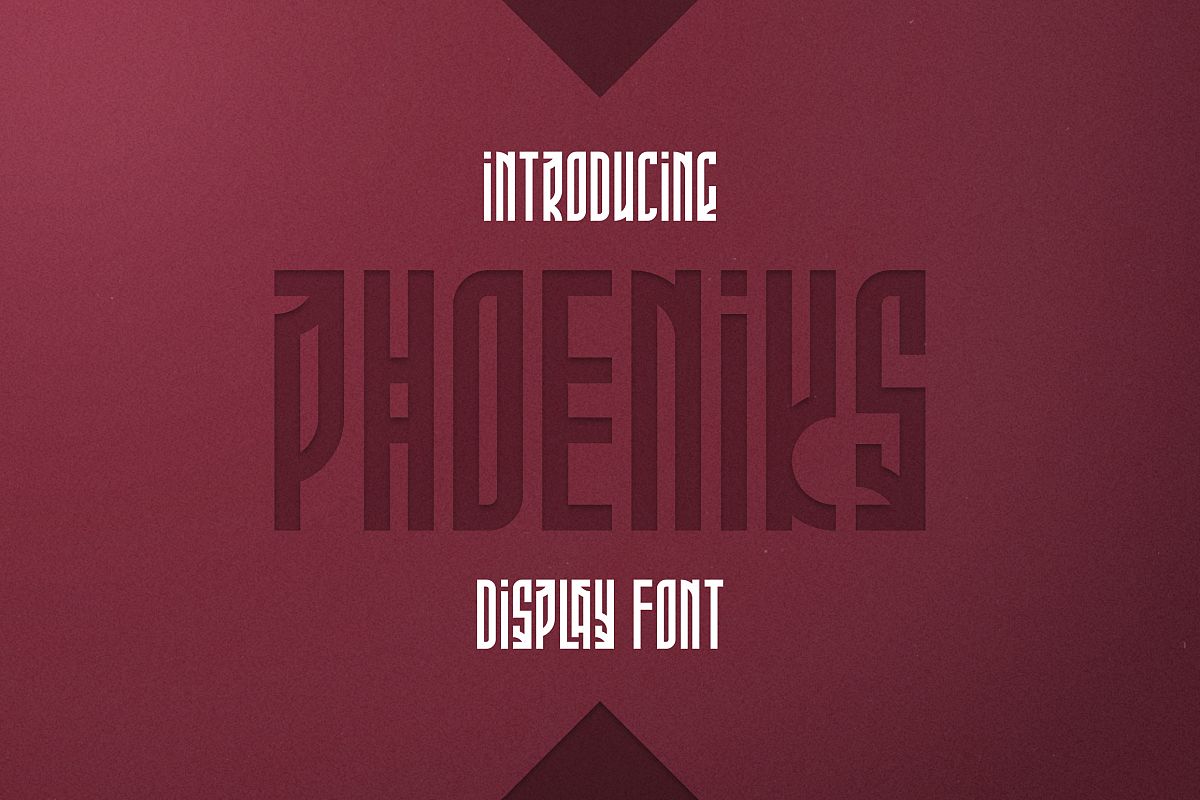 Phoeniks - Display font example image 1